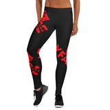 Leggings Black and Red