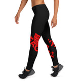 Leggings Black and Red
