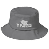 Old School Bucket Hat White Logo