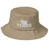 Old School Bucket Hat White Logo