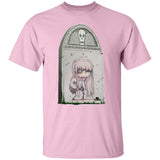 Zombie Girl Tombstone Art by Nick C. T-Shirt