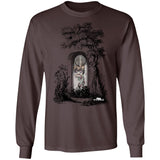 Zombie Boy Gravesite Art by Nick C. Long Sleeve Tee