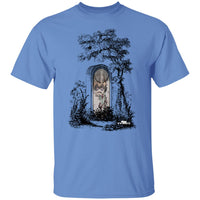 Zombie Boy Gravesite Art by Nick C. T-Shirt