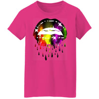 Dripping Lips Ladies T-Shirt