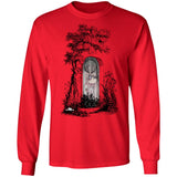 Zombie Girl Gravesite Art by Nick C. Long Sleeve Tee