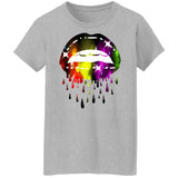 Dripping Lips Ladies T-Shirt