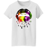 Dripping Lips Ladies T-Shirt