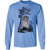 Zombie Girl Gravesite Art by Nick C. Long Sleeve Tee