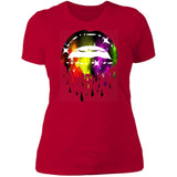 Dripping Lips Ladies  Slim Fit T-Shirt