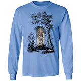 Zombie Boy Gravesite Art by Nick C. Long Sleeve Tee