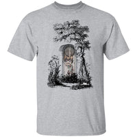 Zombie Boy Gravesite Art by Nick C. T-Shirt