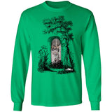 Zombie Boy Gravesite Art by Nick C. Long Sleeve Tee