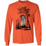 Zombie Boy Gravesite Art by Nick C. Long Sleeve Tee