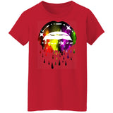 Dripping Lips Ladies T-Shirt