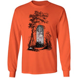 Zombie Girl Gravesite Art by Nick C. Long Sleeve Tee