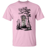 Zombie Boy Gravesite Art by Nick C. T-Shirt