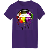 Dripping Lips Ladies T-Shirt