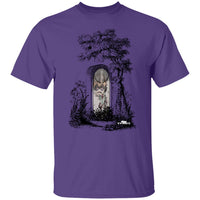 Zombie Boy Gravesite Art by Nick C. T-Shirt