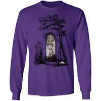 Zombie Boy Gravesite Art by Nick C. Long Sleeve Tee