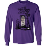 Zombie Boy Gravesite Art by Nick C. Long Sleeve Tee