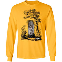 Zombie Boy Gravesite Art by Nick C. Long Sleeve Tee