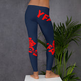 Leggings Navy and Red