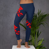 Leggings Navy and Red