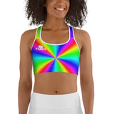 Rainbow Sports bra